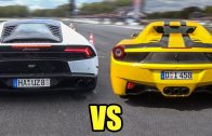 Lamborghini Huracan vs Ferrari 458 Spider – Drag Race!